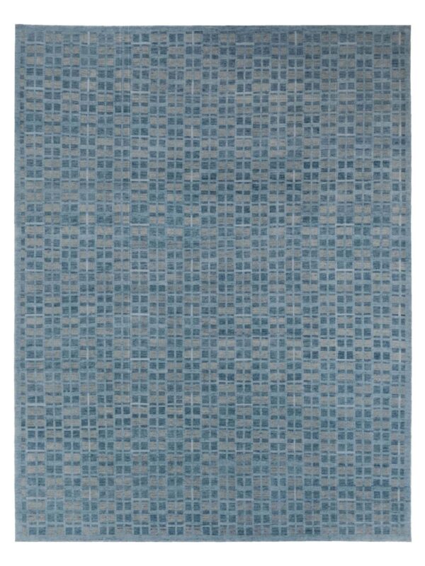 124254 9x12 Contemporary Sea Blue